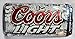 Coors Light Die Cut Can Tin Sign