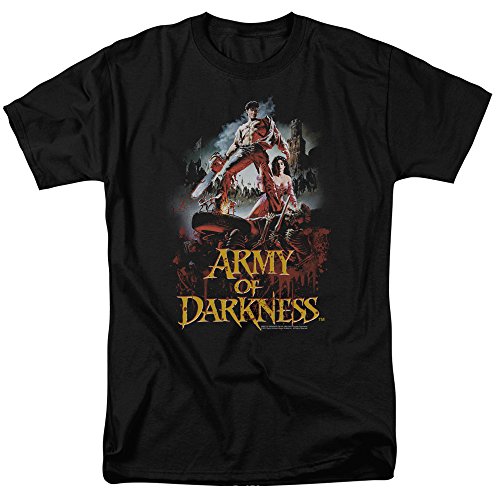Mgm Army Of Darkness Bloody Poster Mens Short Sleeve Shirt Black LG