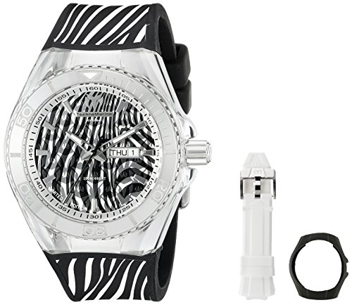 Technomarine Women's TM-114010 Cruise Zebra Analog Display Quartz Two Tone Watch