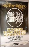 Drop Dead Gorgeous Poster - Concert Flyer - Hot N Heavy Tour