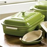 Le Creuset Enameled Stoneware Covered Rectangular Baker