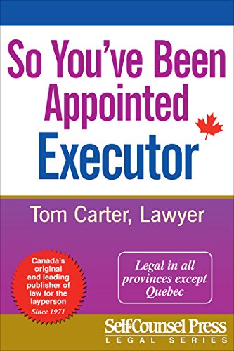 So You've Been Appointed Executor (Legal Series)