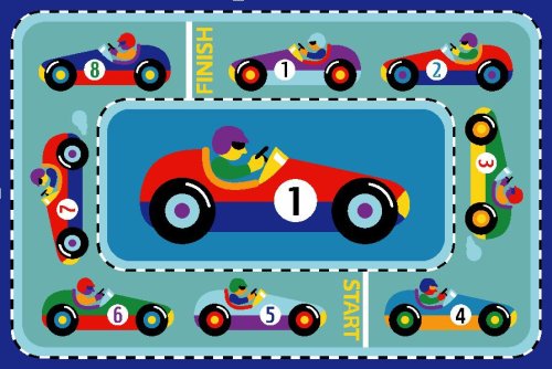 LA Rug Vroom 39-by-58-Inch Nylon Rug