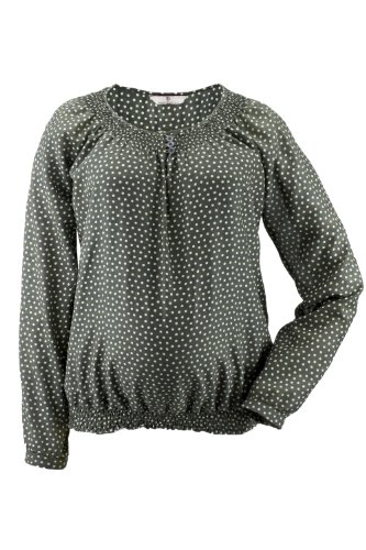 bellybutton Damen Umstandsmode/ Shirt & Top 10264-00-60101, Dorisa, dark green/offwhite po Preisvergleich