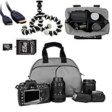 Vangoddy designed SILVER Medium DSLR & SLR HD Digital Camera Bag, Mythra Collection Sling For all Nikon SLR Entry Level or Professional Cameras with room for all Nikon accessories (D7000, D5100, D5000, D3100, D3000, D700, D90, D60, D40, D3S, Nikon 1 J1, D