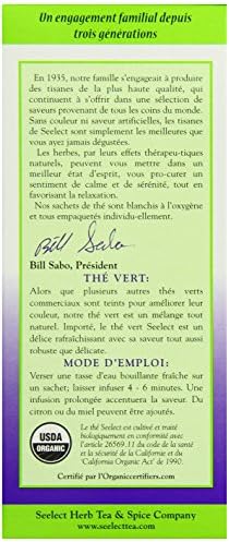 Seelect Tea,  Green, 24 Tea Bags (Pack of 6)