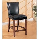 Set of Two 24H Soho Bycast Leather Barstools