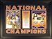 Florida Gators Framed Basketball and Football Champions Sports Illustrated Display Piece