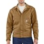Carhartt FRJ164 Flame-Resistan Midweight Canvas Dearborn Jacket Brown Medium