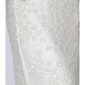 Sean Collection Square Neck Ivory Beaded Wedding Gown Sean Collection Square Neck Ivory Beaded Wedding Gown
