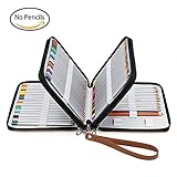 Taotree　120色PUレザー色鉛筆ケース 120本用ペンシルケース 消しゴム/ 鉛筆削り/ 直尺/ 色鉛筆たっぷり収納　筆箱　鉛筆ケース (ブラウン)