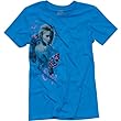 One Industries Heartbeats Women's Short-Sleeve Racewear Shirt w/ Free B&F Heart Sticker Bundle - Ocean Blue