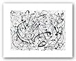 Number 14: Gray by Jackson Pollock 8"x11" Art Print Poster