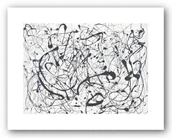 Number 14: Gray by Jackson Pollock 8"x11" Art Print Poster