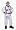 NASA Jr. Astronaut Suit White Toddler/Child Costume Child (Medium (8-10))