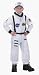 Search : Jr Astronaut Suit (White) w/ Embroidered Cap Child Costume Size 6-8 ((DA13))