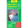 Zakynthos (Greece) 1:50,000 Visitor's Map GPS-Compatible