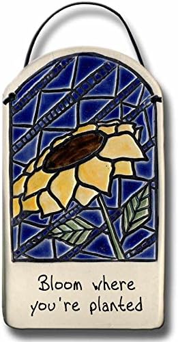 Plaque 3"x5" Bloom where you're planted