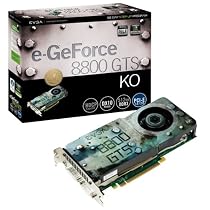 EVGA e-GeForce 8800 GTS KO Edition 512 MB DDR3 PCI-Express 2.0 Graphics Card (512-P3-N845-AR)