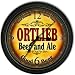 Ortlieb 's Beer and Ale Black Cascading Pub Style Wall Clock