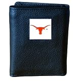 Texas Longhorns Genuine Leather Tri-fold Wallet