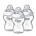 Tommee Tippee Closer to Nature Baby Bottle, Anti-Colic Valve, Breast-like Nipple for Natural Latch, BPA-FreeÂ Â - Slow Flow, 9 Ounce, 3 Count