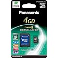 Panasonic microSDHC�J�[�h 4GB RP-SM04GFJ1K