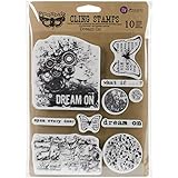 Prima Marketing Finnabair Cling Stamps 6"X7.5"-Dream On