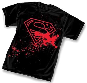 Superman T-Shirts: Splatter Logo Superman T-Shirts: Splatter Logo