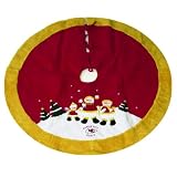 Kansas City Chiefs SC Sports Snowman Tree Skirt