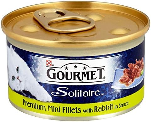 Gourmet Solitaire Premium Fillets with Rabbit in Sauce (85g)
