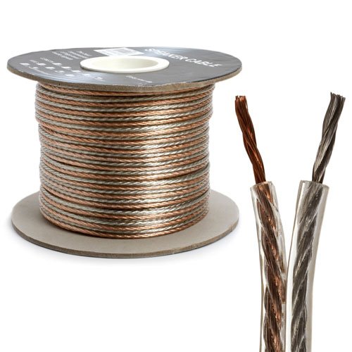 Bulk Speaker Wire, 14-Gauge 2-Conductor , 300-Feet Spool