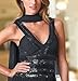 VON HEINE EXTRAVAGANTES STRASS-ABEND-KLEID SCHWARZ NEU