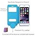 iPhone 6 Plus case, FYY Magnetic Cover Stand Case with Window View Function for Apple iPhone 6 Plus (5.5-inch screen) Cyan