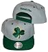 Boston Celtics Two Tone White / Green Snapback Adjustable Plastic Snap Strap Back Hat / Cap