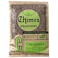 Chimes Original Ginger Chews, 5-Ounce Bags (Pack of 20)