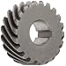 Boston Gear H1620R Plain Helical Gear, 45 Degree Helix, 14.5 Degree Pressure Angle, 0.500 Bore, 16 Pitch, 20 Teeth, Steel, RH