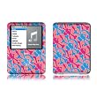 Skully Blue Design Protective Decal Skin Sticker for Apple iPod nano 3G (3rd Generation) 4GB/ 8GB Player