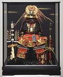 名将徳川家康公之鎧 金小札朱赤鎧赤富士ケース