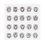 UPC 889092001924 product image for David Tutera Illusion Wax Seal Heart Stickers - 60 Silver Stickers | upcitemdb.com