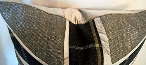 Custom Union Jack Flag Pillow Lavish Fabrics! 18"X18" Appliqued! Velvet Back!