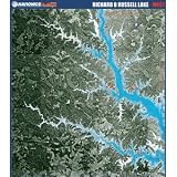 Navionics Paper Map: Richard B Russell Lake - West South Carolina