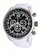 NAUTICA NSR01 CHRONOGRAPH CHRONO WATCH WHITE STRAP N13531G