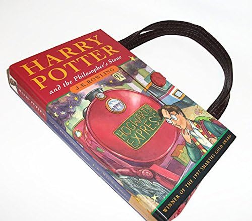 Book Purse Harry Potter and the Philosopher's Stone, Book Clutch, Handmade Womens Handbag