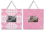 Trend Lab Versailles Pink and White 2 Piece Frame Set