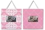 Trend Lab Versailles Pink and White 2 Piece Frame Set
