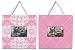 Trend Lab Versailles Pink and White 2 Piece Frame Set