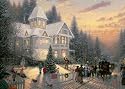 Gibsons Victorian Christmas Jigsaw Puzzle by Thomas Kinkade (1000 Pieces)