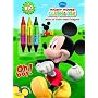 Mickey Mouse Clubhouse Book to Color: Mickey [With 3 Big Crayons 2 Colors Each]