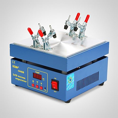 SMTHouse LCD Separator Screen Separating Machine Touch Screen Digitizer for iPhone Samsung Galaxy HTC Screen Repairing (LCD Separator with 8 Molds)